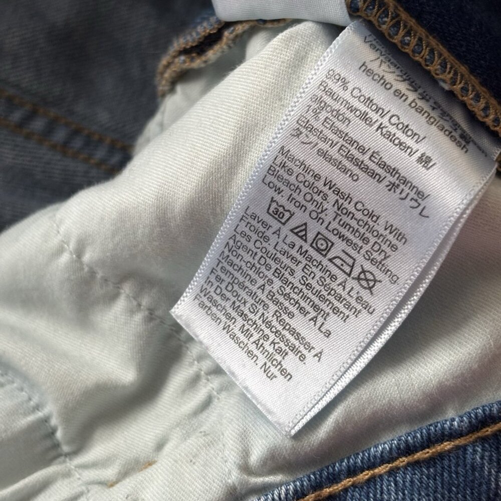 J Crew Vintage Classic Women’s Denim Jeans Sz 32 Raw Hem High Rise Casual Preppy - Picture 10 of 13